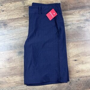 Spanx Sunshine Shorts Small 10" Slimming Travel Lightweight in Sunkissed Navy